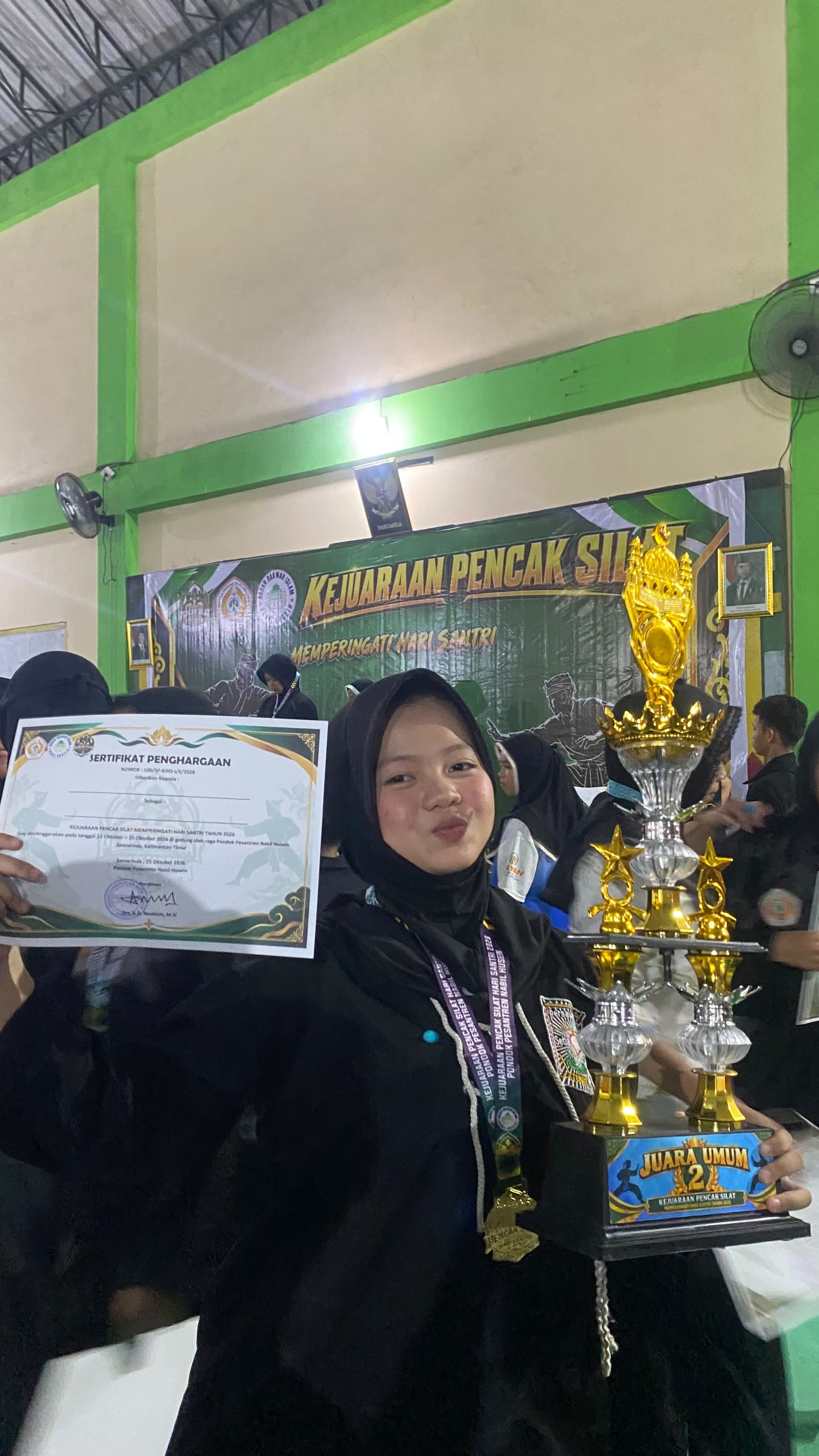 Juara 3 Fighter Pencak Silat, Kelas D remaja - Kejuaraan Hari Santri 2026