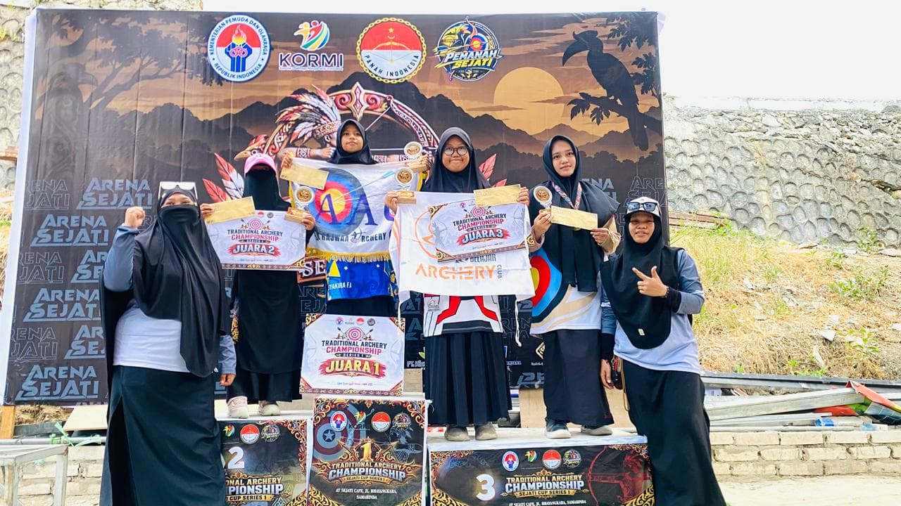 Juara 3 babak Eliminasi panahan tradisional